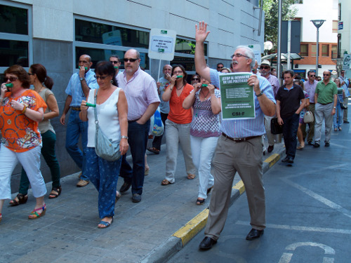 Nueva concentración de protesta de los empleados de la Seguridad Social de Ciudad Real