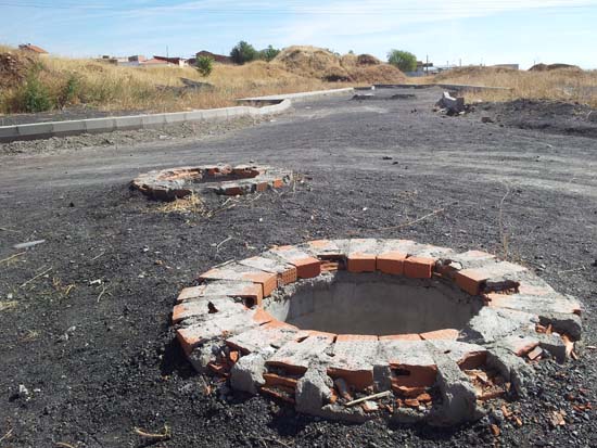 Obras inacabadas en el Abulagar (foto de archivo 2012)