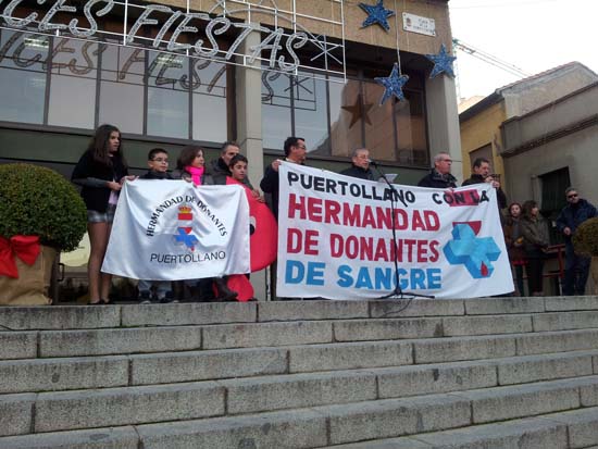 Manifestación de Donantes celebrada en diciembre en Puertollano
