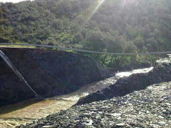 Lugar del suceso. Foto colgada en Twitter por @AntoRomerovacas