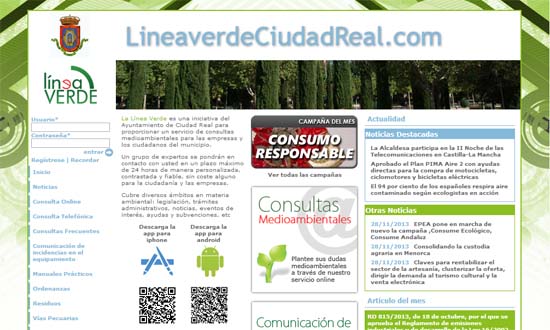 Ciudad Real: La «Línea verde» del Ayuntamiento ha registrado más de 1.000 incidencias en nueve meses