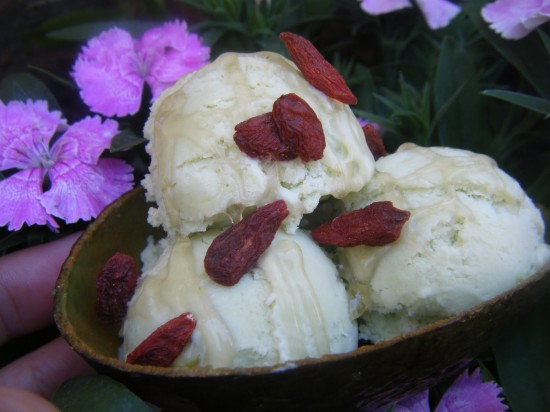 helado de aguacate