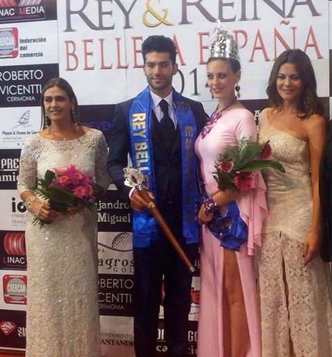 Antonio Jaime, acompañado de su reina. (Foto: Rey y Reina Belleza)