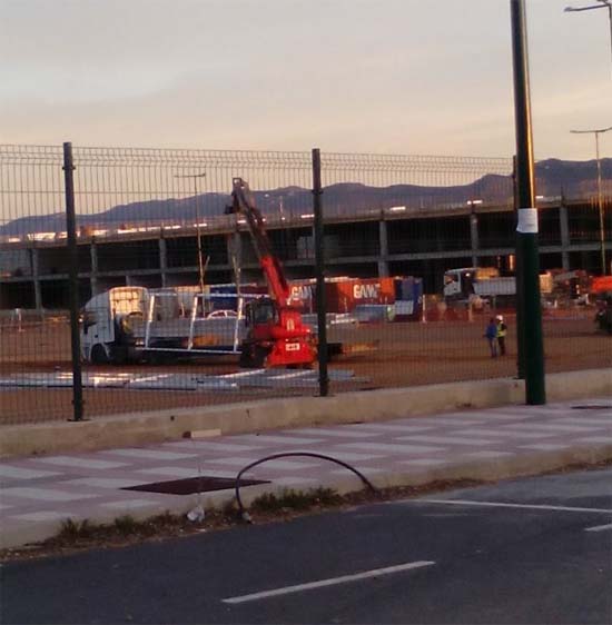 Escenario del accidente, minutos después del suceso