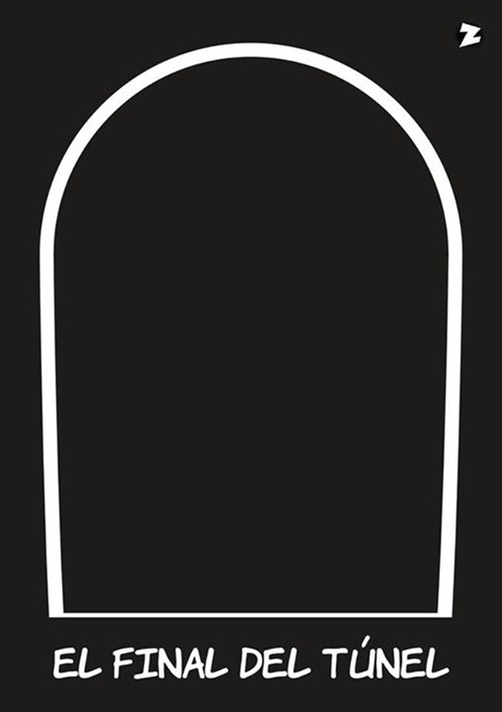 sin luz a la vista