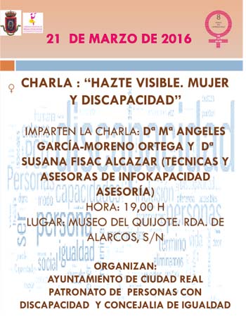 CHARLA MUJER Y DISCAPACIDAD