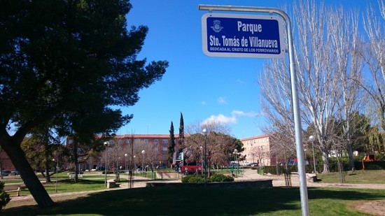 plaza santo tomas de villanueva ferroviarios