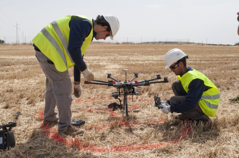 Unión Fenosa Distribución revisa con drones más de 500 kilómetros de líneas eléctricas en Ciudad Real