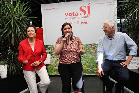 Puertollano: Valerio asegura que con el PSOE de Pedro Sánchez en el gobierno «mejorará la situación actual de pensionistas y trabajadores»