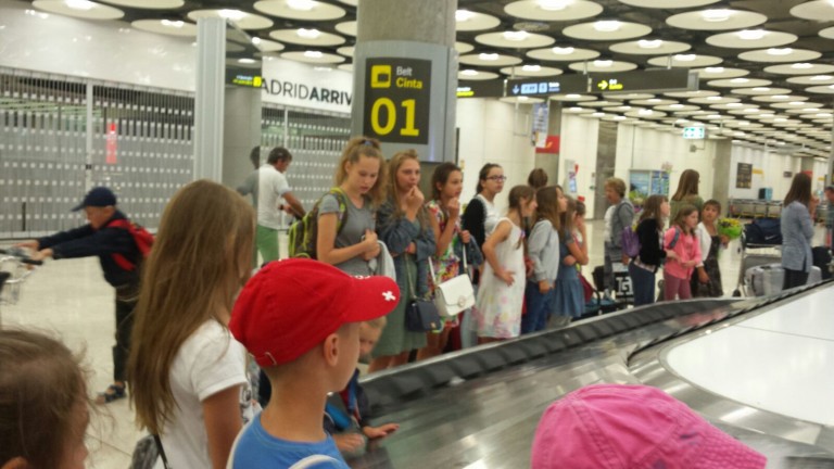 Los niños ucranianos llegan a Ciudad Real