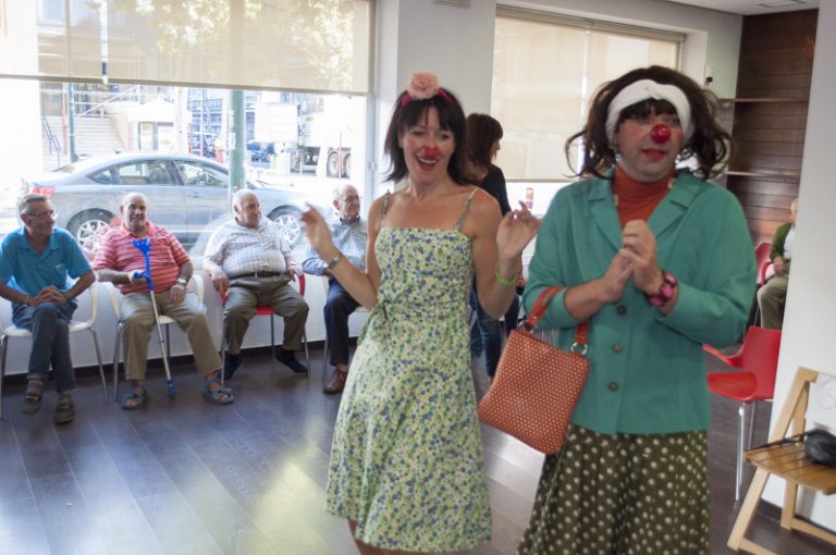 Guateque clown en el Centro de Mayores de la calle Alarcos