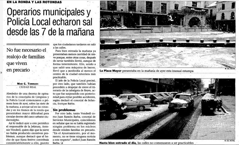 1997, cuando los Reyes Magos nos trajeron nieve