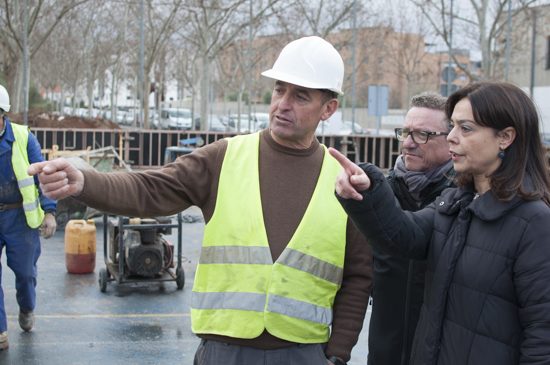 Obras pista deportiva los ángeles 1