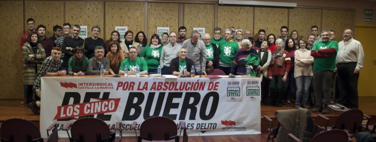 Movimientos sociales de Ciudad Real se solidarizan con Los 5 del Buero