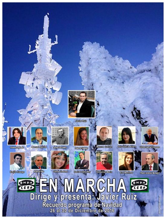 Cartel En Marcha NAVIDAD 2016 con 14 colaboradores