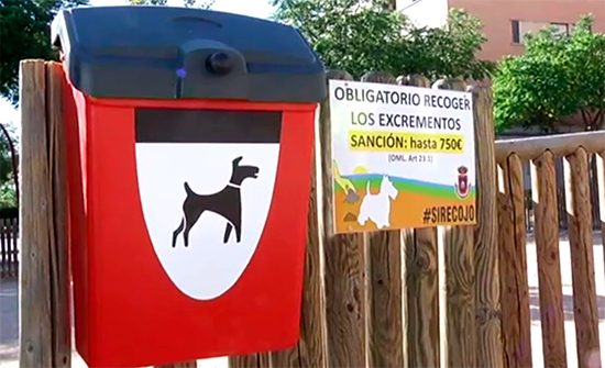 Papeleras herméticas para deposiciones caninas