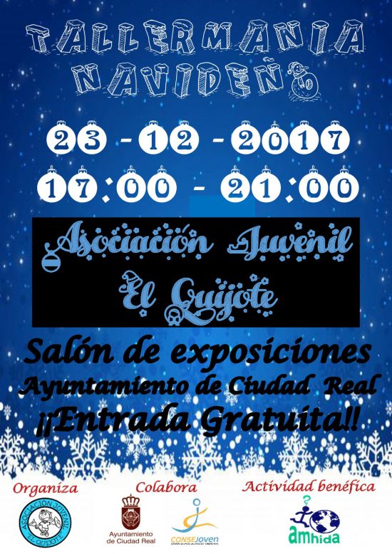 Cartel TallerMania Navideño