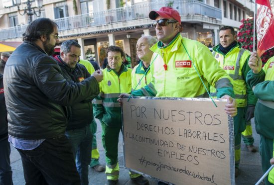 concentración trabajadores de parques y jardines 5
