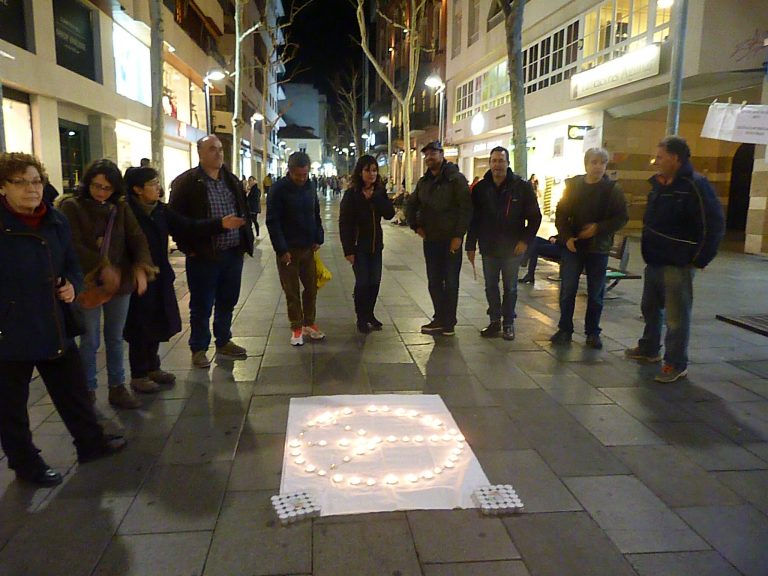 Círculo de silencio por las personas refugiadas