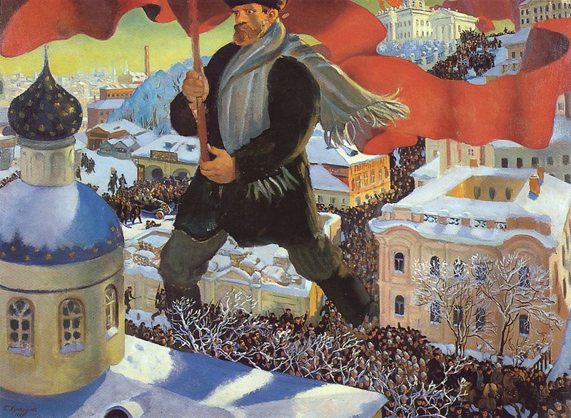 Boris Kustodiyev_bolchevique 1920
