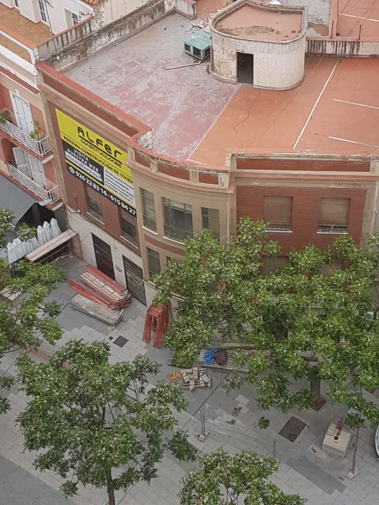 plaza cervantes demolicion