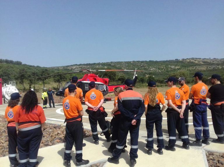Protección Civil Ciudad Real recibe formación en materia de extinción de Incendios Forestales