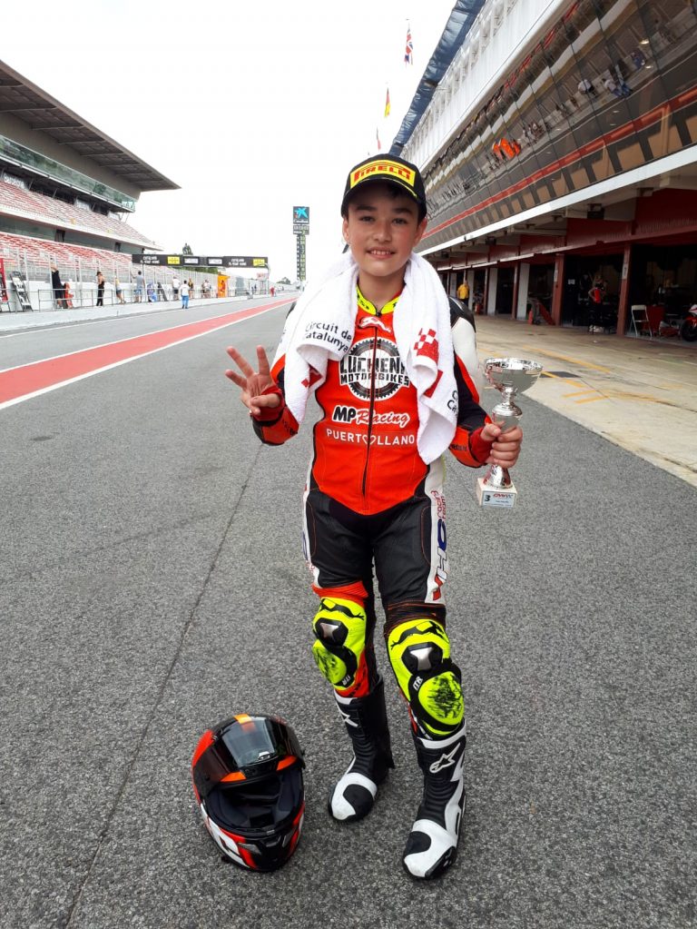 Segundo podio consecutivo para el joven piloto de Puertollano Marcos López Nieto