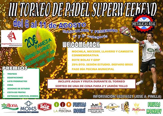 Cartel de la cita deportiva