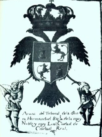 Escudo de la Santa Hermandad de Ciudad Real en el siglo XVIII