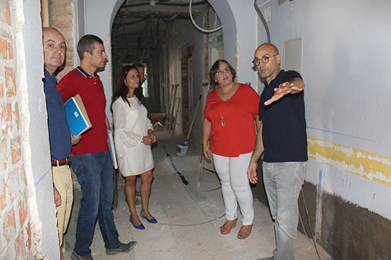 Olmedo-visita-obras-centro-Guadiana