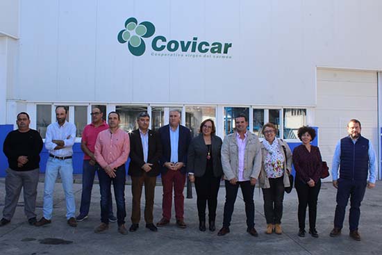 Carmen Olmedo visita Covicar