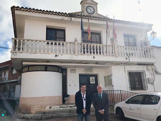 Francisco Perez Alonso en su visita a Fontanarejo