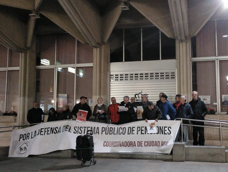 Ciudad Real: El frío no frena la reivindicación de unas pensiones dignas
