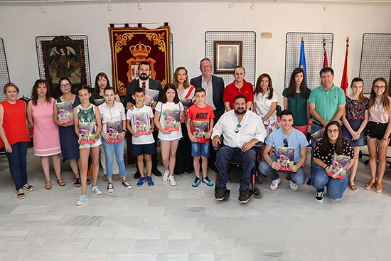 Integrantes del Consejo de Infancia y Adolescencia de Argamasilla de Calatrava, el pasado mes de julio