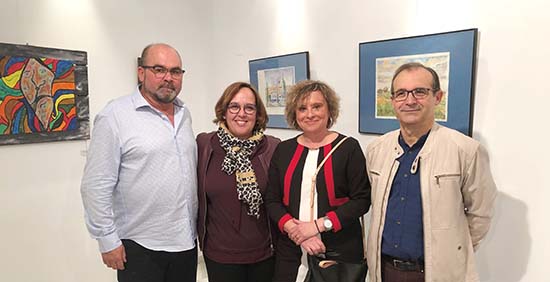 Carmen Olmedo en expo 'Distintos'
