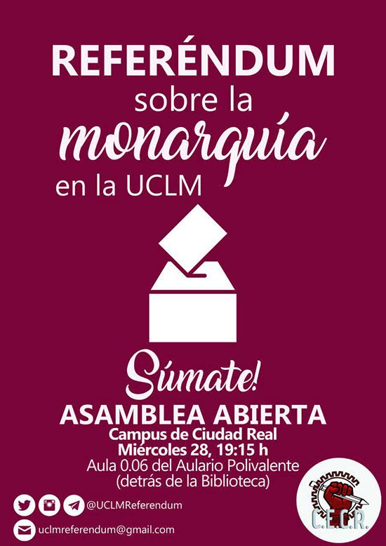 Cartel asamblea abierta