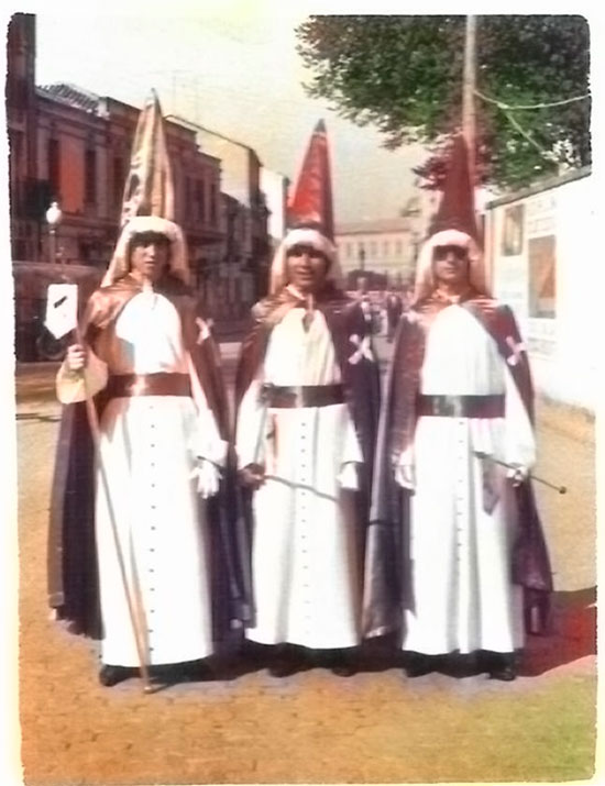 Años 60, foto coloreada propiedad de Antonio Martín de Consuegra Plaza