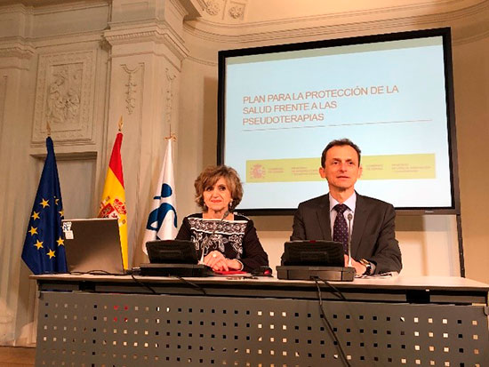 El Gobierno presenta el Plan de Protección de la Salud frente a las pseudoterapias