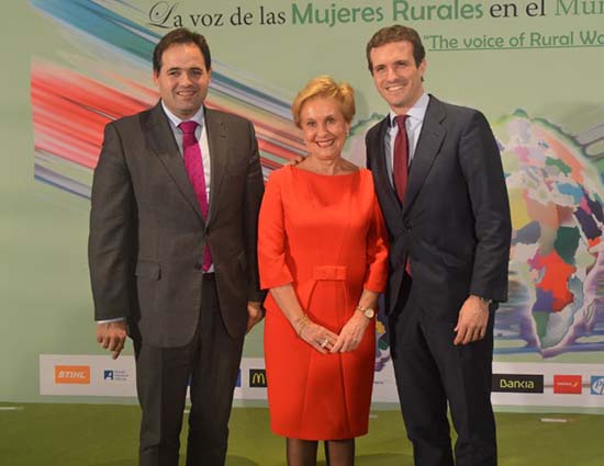 Paco Nunez Carmen Quintanilla y Pablo Casado