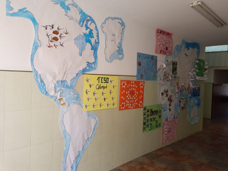 Puertollano: El Colegio Santa Bárbara conmemora el Día de la Paz dando la vuelta al mundo