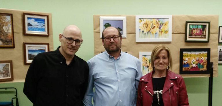 Exposición y taller de corte de jamón en La Poblachuela