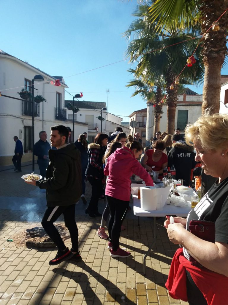 Migas de fin de año en Valverde