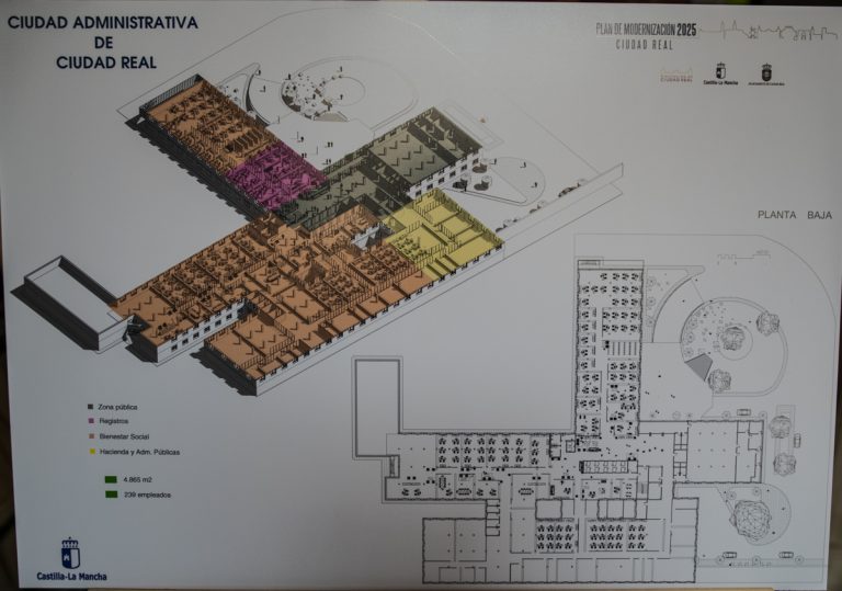 Tres empresas concurren a la licitación de las obras de la Ciudad Administrativa de Ciudad Real