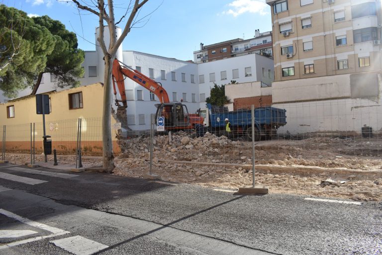 Ciudad Real: Demolición del muro del futuro parque Manuel Marín