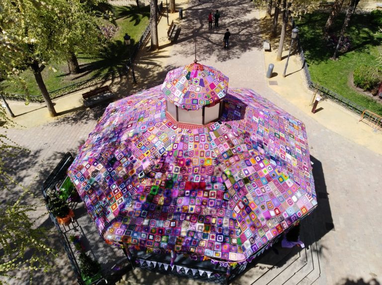 Ciudad Real: El templete del Prado se cubre de color