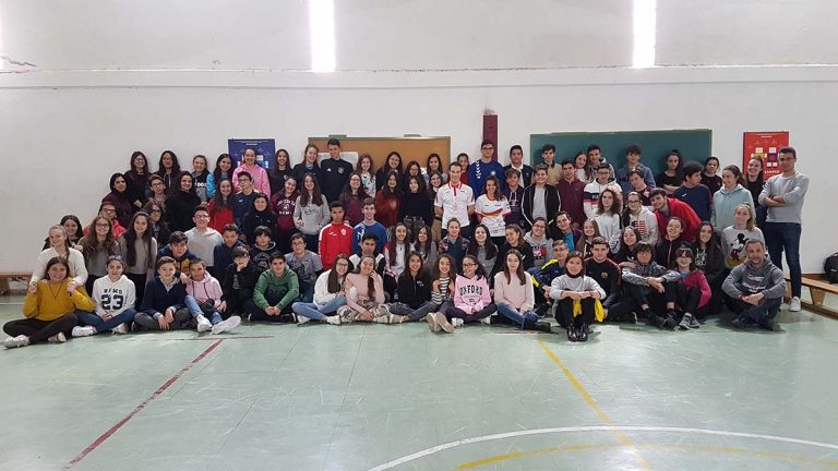 Puertollano: Nicolás Castillejos y Deyanira Hidalgo, una lección de vida y fuerza para los alumnos del IES Galileo Galilei