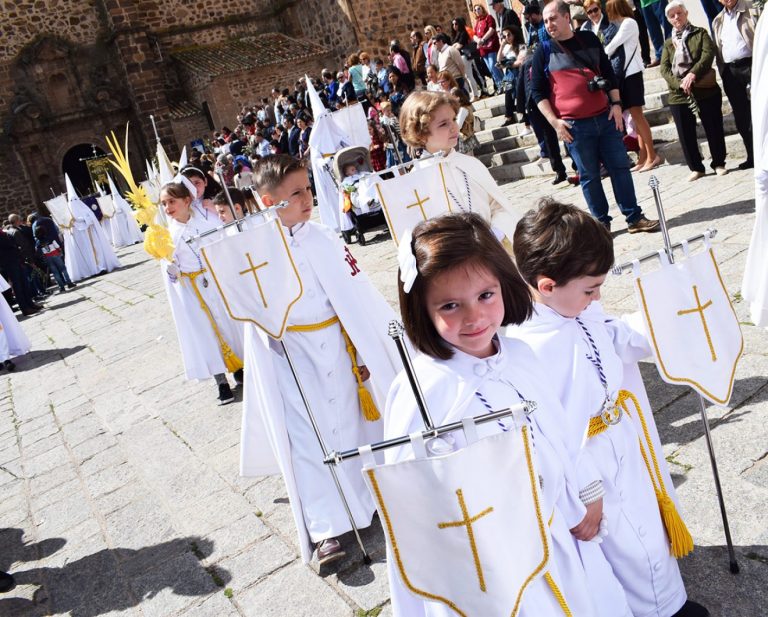 Puertollano: Los niños, protagonistas de la procesión del borriquillo