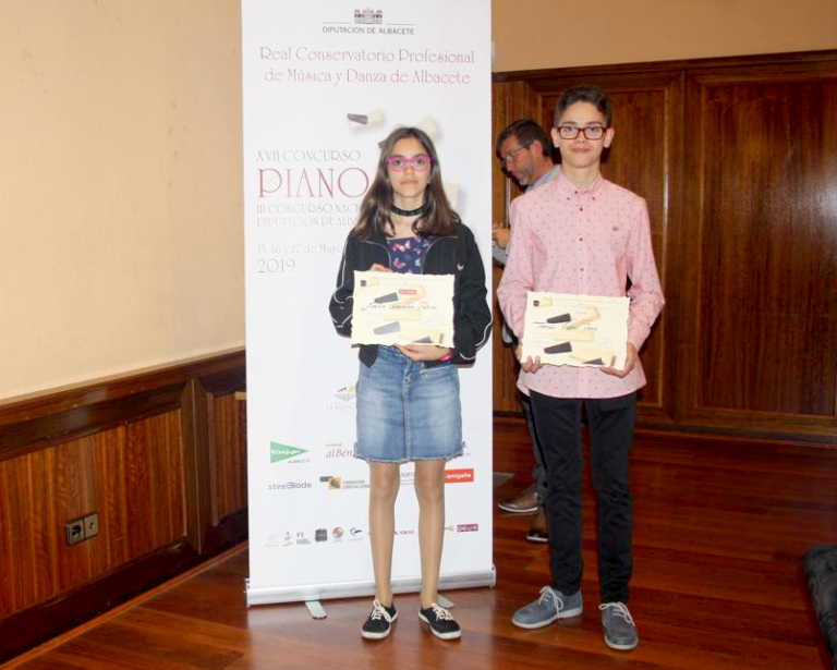 Ciudad Real: Tomás Vidal y Noelia González, del Conservatorio Marcos Redondo, premiados en Albacete
