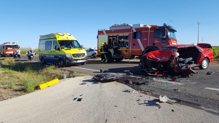 Tres heridos tras la colisión de tres vehículos en Tomelloso