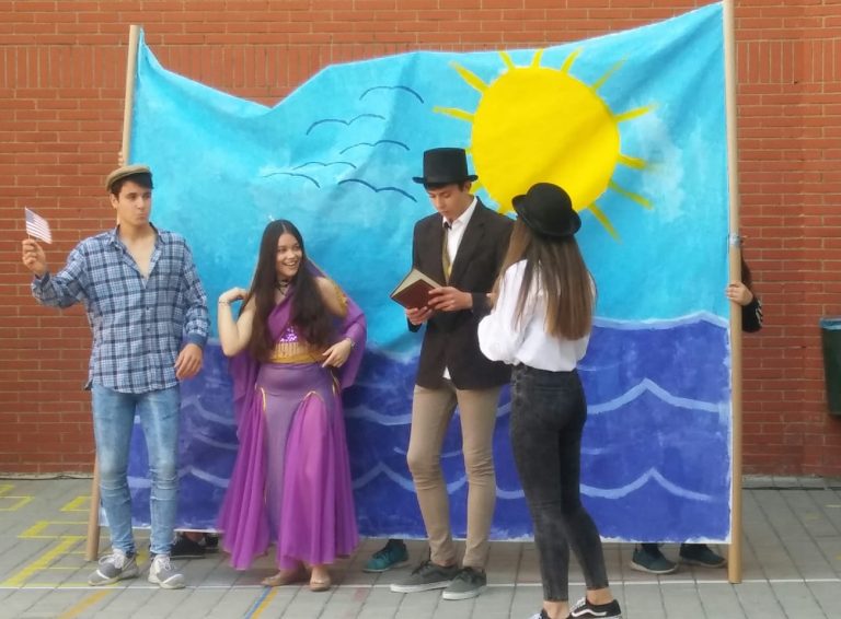 Los alumnos del Centro Educativo Santa Bárbara de Puertollano dan la vuelta al mundo con Julio Verne